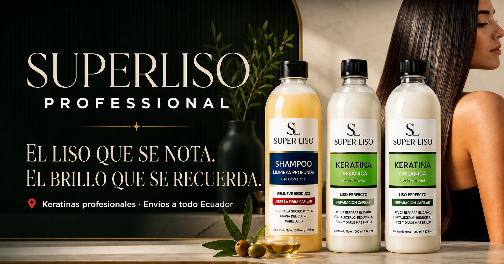Superliso Professional, keratinas y shampoo profesional con envíos a todo Ecuador